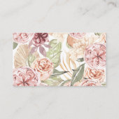 Blumenrahmen Visitenkarte (Vorderseite)