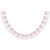 Blumenrainbogen Birthday Bunting Banner (Alle)