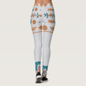 Blumenrand leggings (Rückseite)