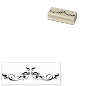 Blumenrand-Stempel Gummistempel (Stempel)
