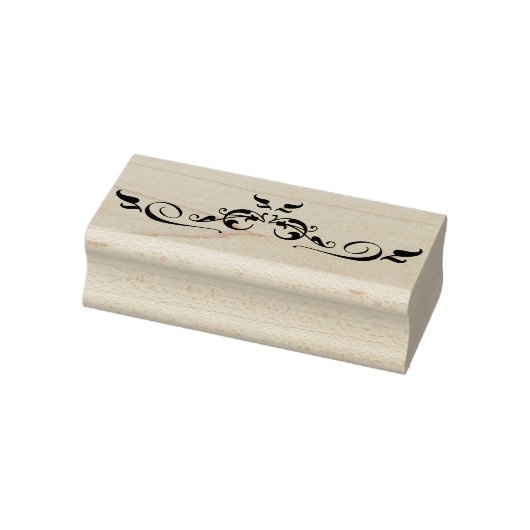 Blumenrand-Stempel Gummistempel (Stempel)