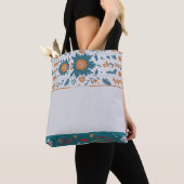 Blumenrand tasche (Von Nahem)