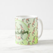 Blumenranke Kaffeetasse (VorderseiteRechts)