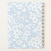 Blumenrankgitter - Pulverblau Planer (Rückseite)