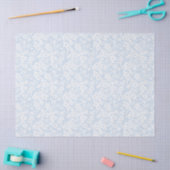 Blumenrankgitter - Pulverblau Seidenpapier (Basteln)