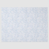 Blumenrankgitter - Pulverblau Seidenpapier (Vorderseite)