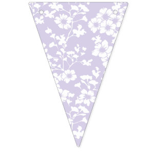 Blumenrankgitter - Staubiges Lavendel Wimpelkette