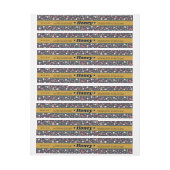 Blumenraps rund um das Honigkraut-Label (Bogen)