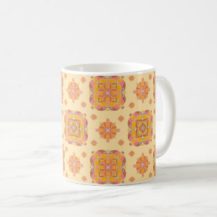 Blumenraster-Keramikbecher Kaffeetasse