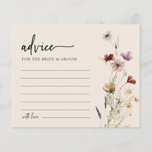 Blumenratenkarte (Vorderseite)