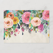 Blumenratgeber für das Paar Hinweiskarte (Rückseite)