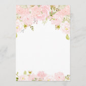 Blumenratgeber Karten für Brautpartys (Rückseite)