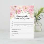 Blumenratgeber Karten für Brautpartys (Stehend Vorderseite)