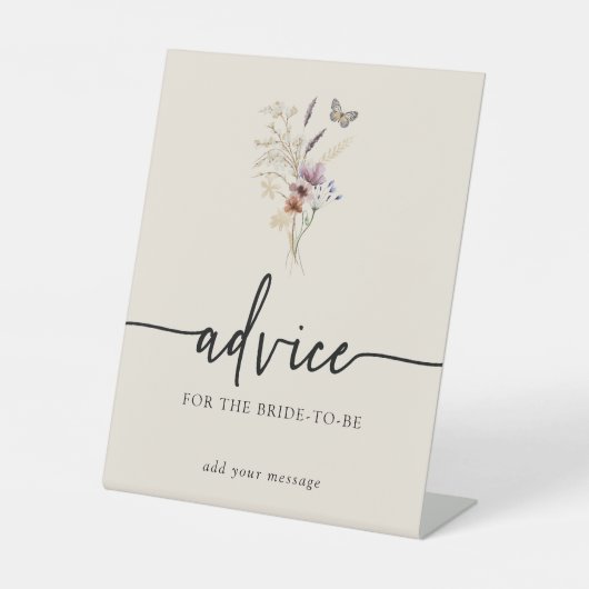 Blumenratgeber Sockelschild (Vorderseite)