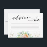 Blumenratschläge für die Brautwasserfarbe Hinweiskarte<br><div class="desc">Blush Blumenempfehlung für die Brautwasserfarbe. Finden Sie weitere Optionen und passende Artikel in meinem Shop oder kontaktieren Sie mich.</div>