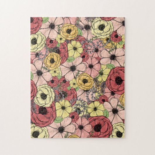 Blumenrätsel puzzle (Vertikal)