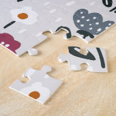 Blumenrauschen: Handgezeichnete Nahtlose Textur Puzzle (Seite)