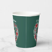 Blumenreath - Weihnachten 2023 Weihnachtsmann Pappbecher (Rechts)