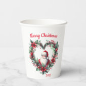 Blumenreath - Weihnachten 2023 Weihnachtsmann Pappbecher (Rückseite)