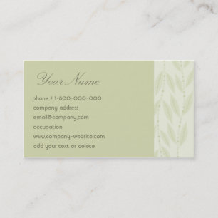 Blumenrebe-Visitenkarte Visitenkarte