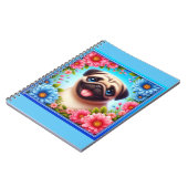 Blumenrechner für Mops Notizblock (Linke Seite)