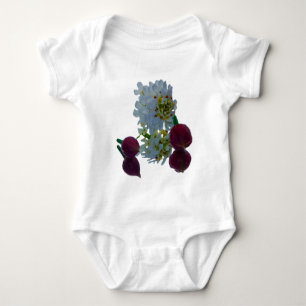 Blumenreflexionen Baby Strampler