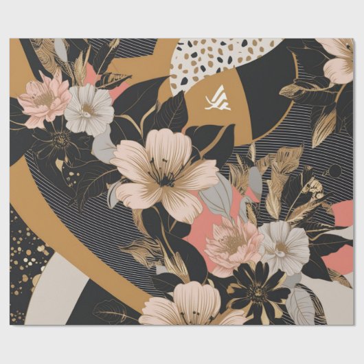 blumenreich geschenkpapier (Flach)