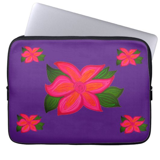 blumenreich laptopschutzhülle (Vorderseite)