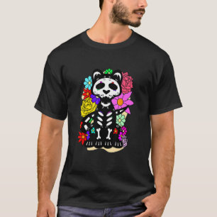 Blumenreich Mexikanische Katze Tag der Toten Dia D T-Shirt