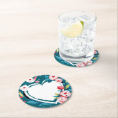 blumenreich runder pappuntersetzer (Vor Ort)