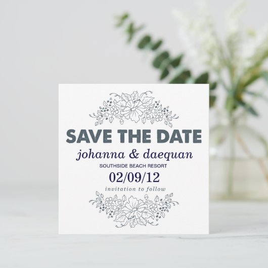 blumenreich save the date (Stehend Vorderseite)