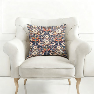 BLUMENREICHES BOHEMIAN VINTAGE MUSTER WURFKISSEN KISSEN