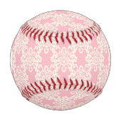 Blumenreiches Retro-Damaskus Baseball (Vorderseite)