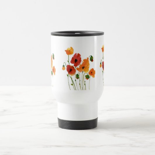 Blumenreise-Tasse Reisebecher (Mittel)