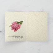 Blumenreligiöse Gruß-Karte w/quote st. Therese Karte (Innenseite)