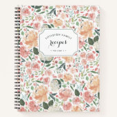 Blumenrezept im Sommer Notizblock (Vorderseite)