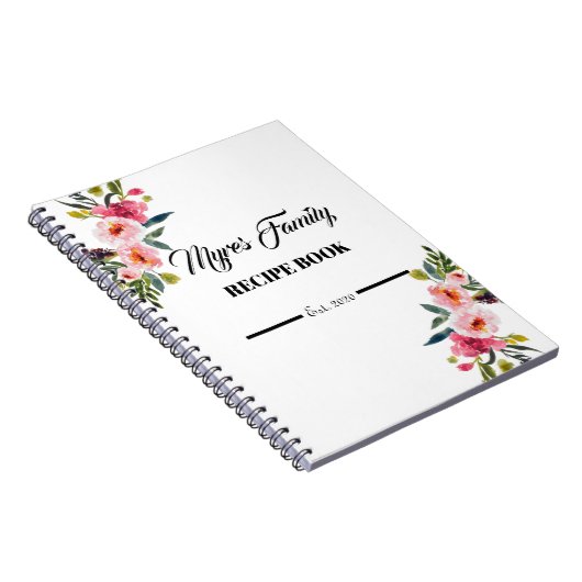 Blumenrezept Notizblock (Rechte Seite)