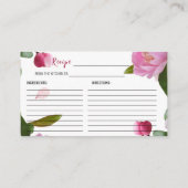 Blumenrezeptur Begleitkarte (Rückseite)