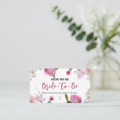 Blumenrezeptur Begleitkarte (Stehend Vorderseite)