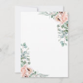 Blumenrezeptur der Mohnblume für Brillenkarte Dankeskarte (Rückseite)