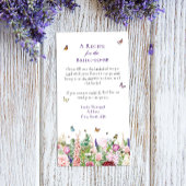 Blumenrezeptur und Schmetterlingsrezeption Begleitkarte