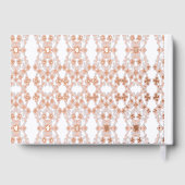 Blumenrinde Rose Goldmedaille Gästebuch (Rückseite)