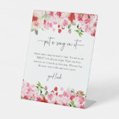 Blumenring Sockelschild (Vorderseite)