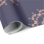 Blumenring-Verpackungspapier Geschenkpapier (Rolleneckpunkt)