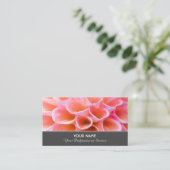 Blumenromantik für Gärtner und Floristen Visitenkarte (Stehend Vorderseite)