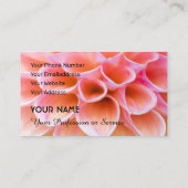 Blumenromantik für Gärtner und Floristen Visitenkarte (Rückseite)