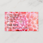 Blumenromantik für Gärtner und Floristen Visitenkarte (Rückseite)