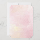 Blumenrosa 15. Geburtstag Quinceanera Rustikal Einladung (Rückseite)