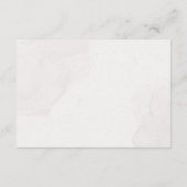 Blumenrosa Blossom Hochzeit Dankeskarte (Rückseite)