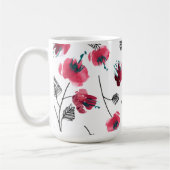 Blumenrosa Blume Wrap-68881 Kaffeetasse (Links)